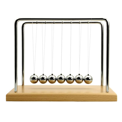 QLKUNLA Newtons Cradle Balance Balls Science Physics Gadget Desktop Decoration Kinetic Motion Toy for Home and Office
