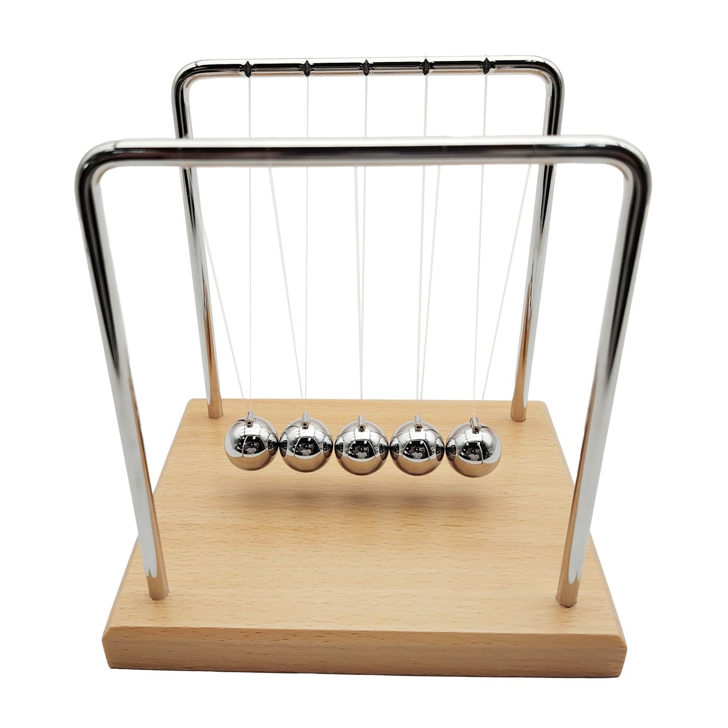 QLKUNLA Newtons Cradle Balance Balls Science Physics Gadget Desktop Decoration Kinetic Motion Toy for Home and Office