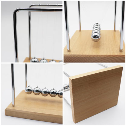 QLKUNLA Newtons Cradle Balance Balls Science Physics Gadget Desktop Decoration Kinetic Motion Toy for Home and Office