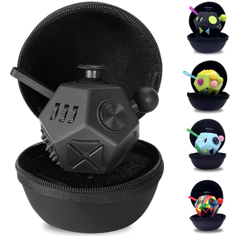 FIDGET CUBE- STRESS RELIEF DESK TOY FOR FOCUS AND AXIETY RELIEF