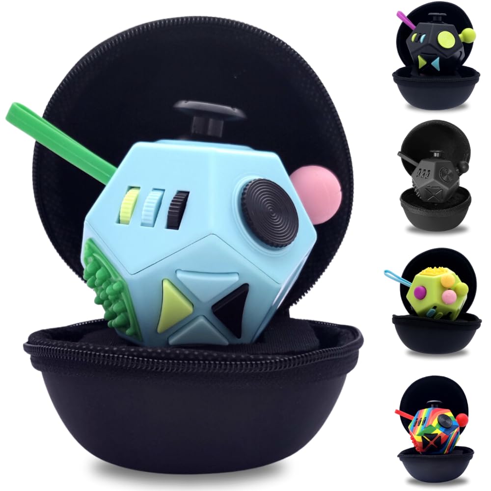 FIDGET CUBE- STRESS RELIEF DESK TOY FOR FOCUS AND AXIETY RELIEF