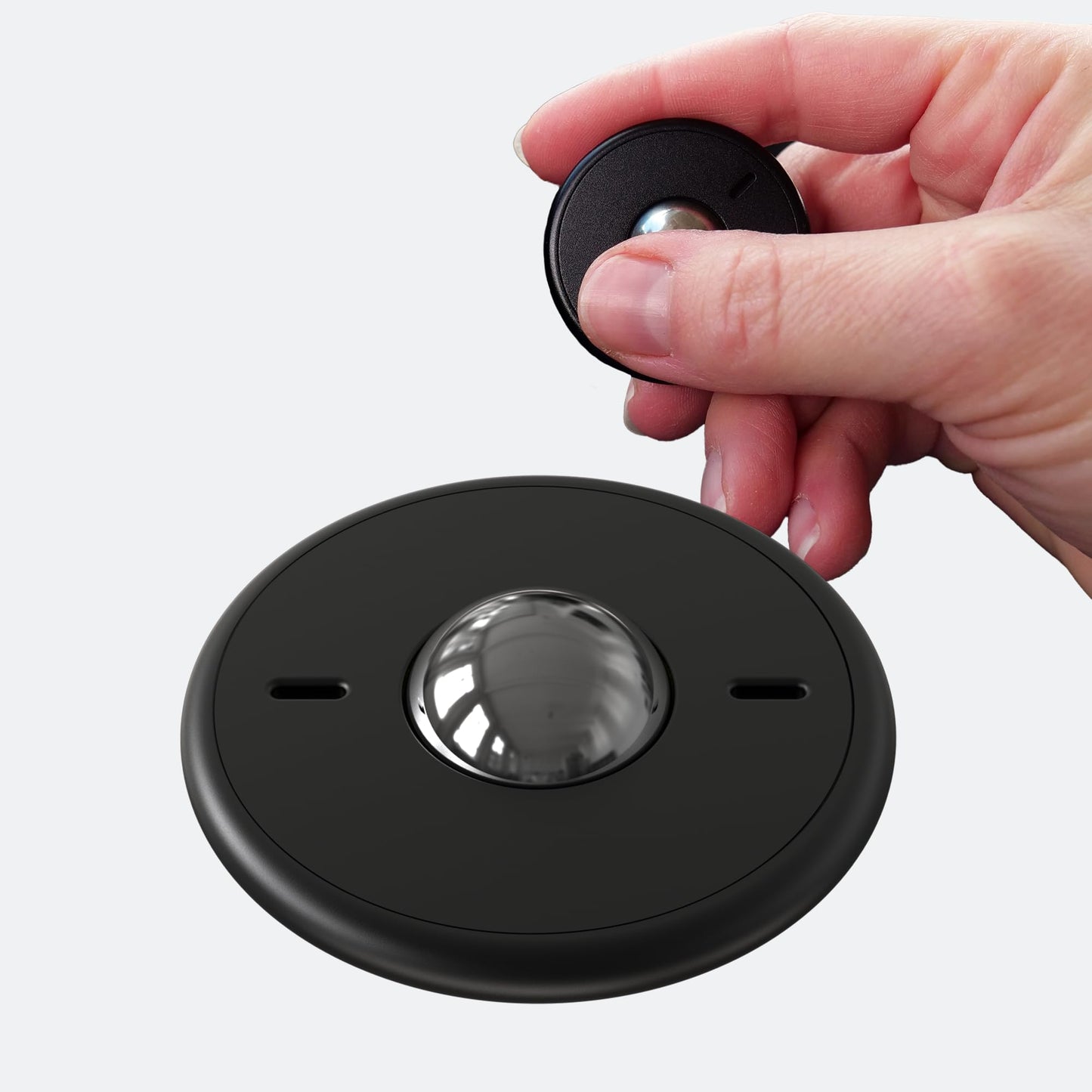 ONO Scroller - Handheld Fidget Toy for Adults | Help Relieve Stress, Anxiety, Tension | Promotes Focus, Clarity | Compact, Portable Design | Aluminum Grey