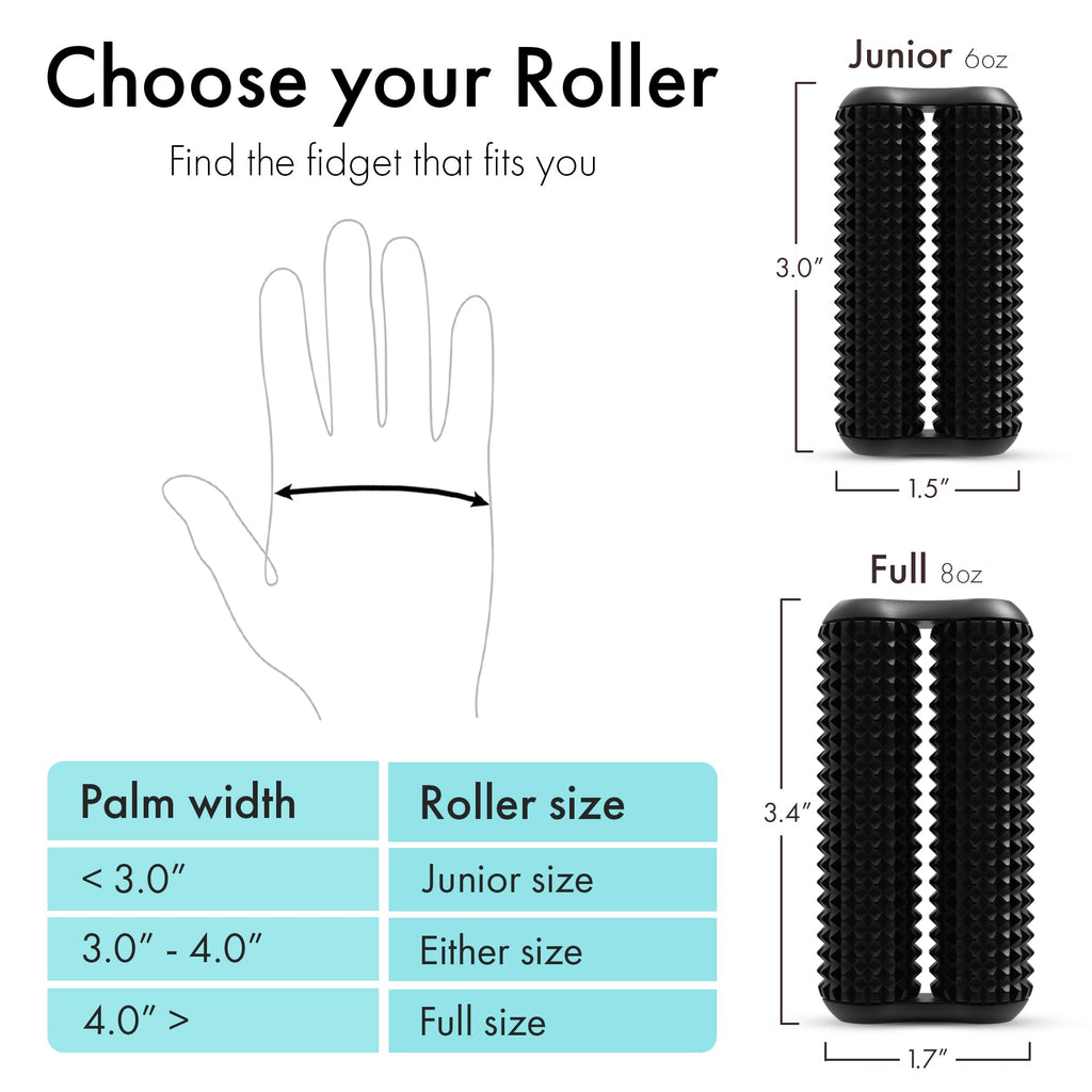 PREMIUM FIDGET ROLLER – STRESS RELIEF & FOCUS HAND TOOL