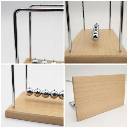 QLKUNLA Newtons Cradle Balance Balls Science Physics Gadget Desktop Decoration Kinetic Motion Toy for Home and Office