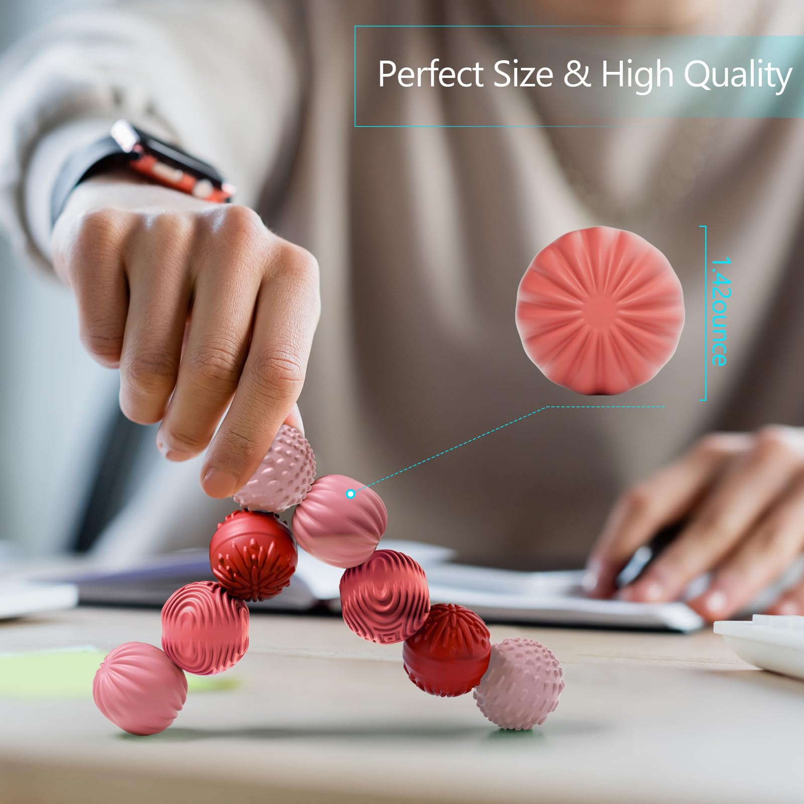 MAGNETIC SILICONE FIDGET BALLS - Stress Relief Toy Set