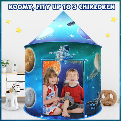 Ocean Kids Play Tent Princess Toys Under Water Kids Tent Mermaid Playhouse Indoor for Girls Toddler Tents Inside Sensory Play House Ages 3-5,4-7 as Birthday Gift