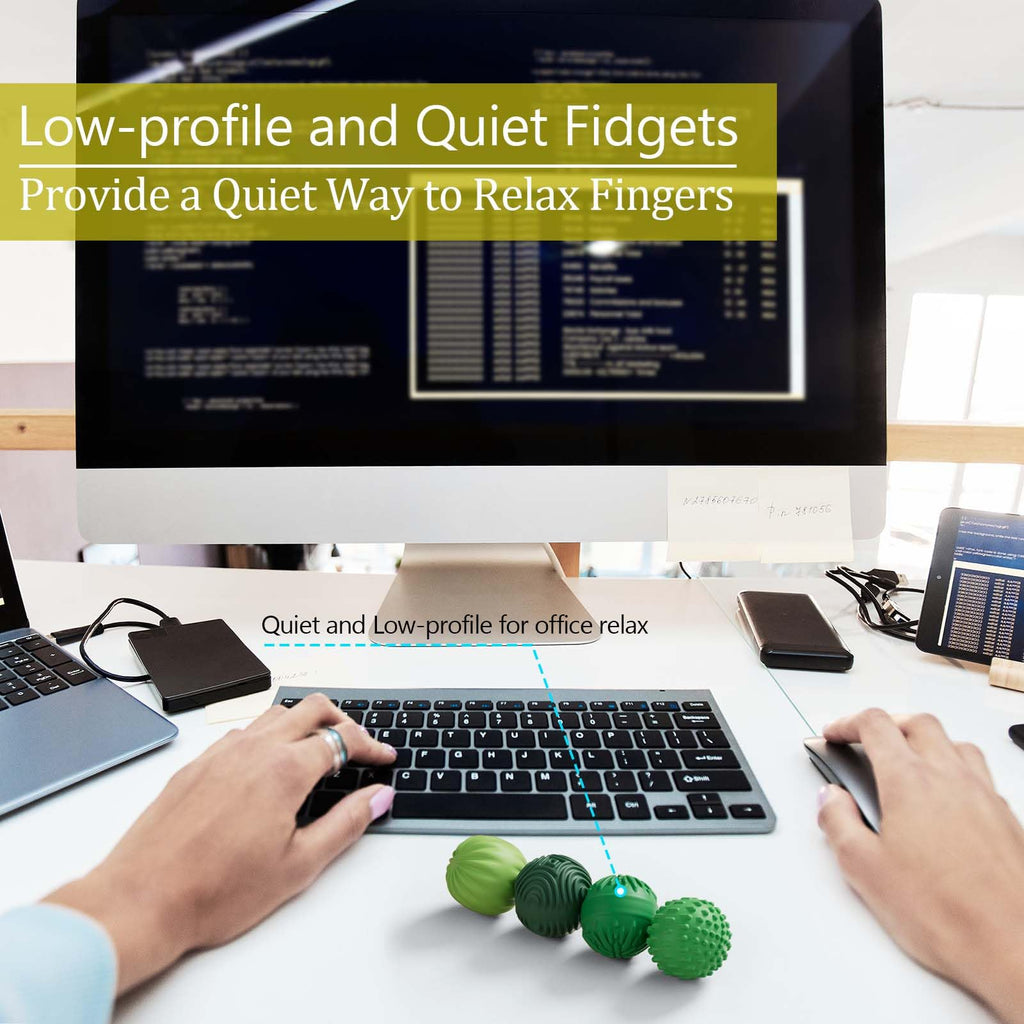 MAGNETIC SILICONE FIDGET BALLS - Stress Relief Toy Set