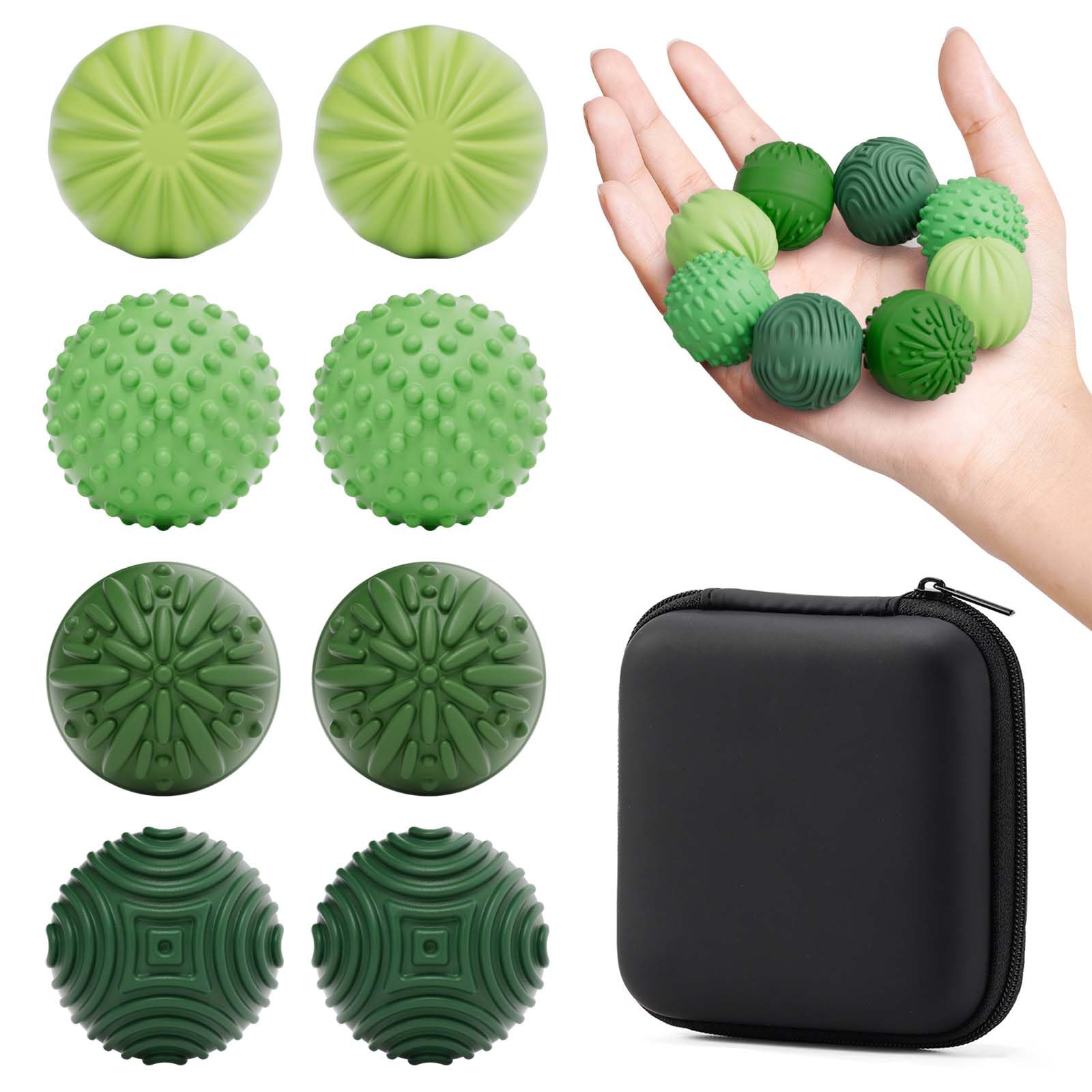 MAGNETIC SILICONE FIDGET BALLS - Stress Relief Toy Set