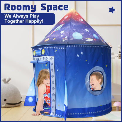 Ocean Kids Play Tent Princess Toys Under Water Kids Tent Mermaid Playhouse Indoor for Girls Toddler Tents Inside Sensory Play House Ages 3-5,4-7 as Birthday Gift