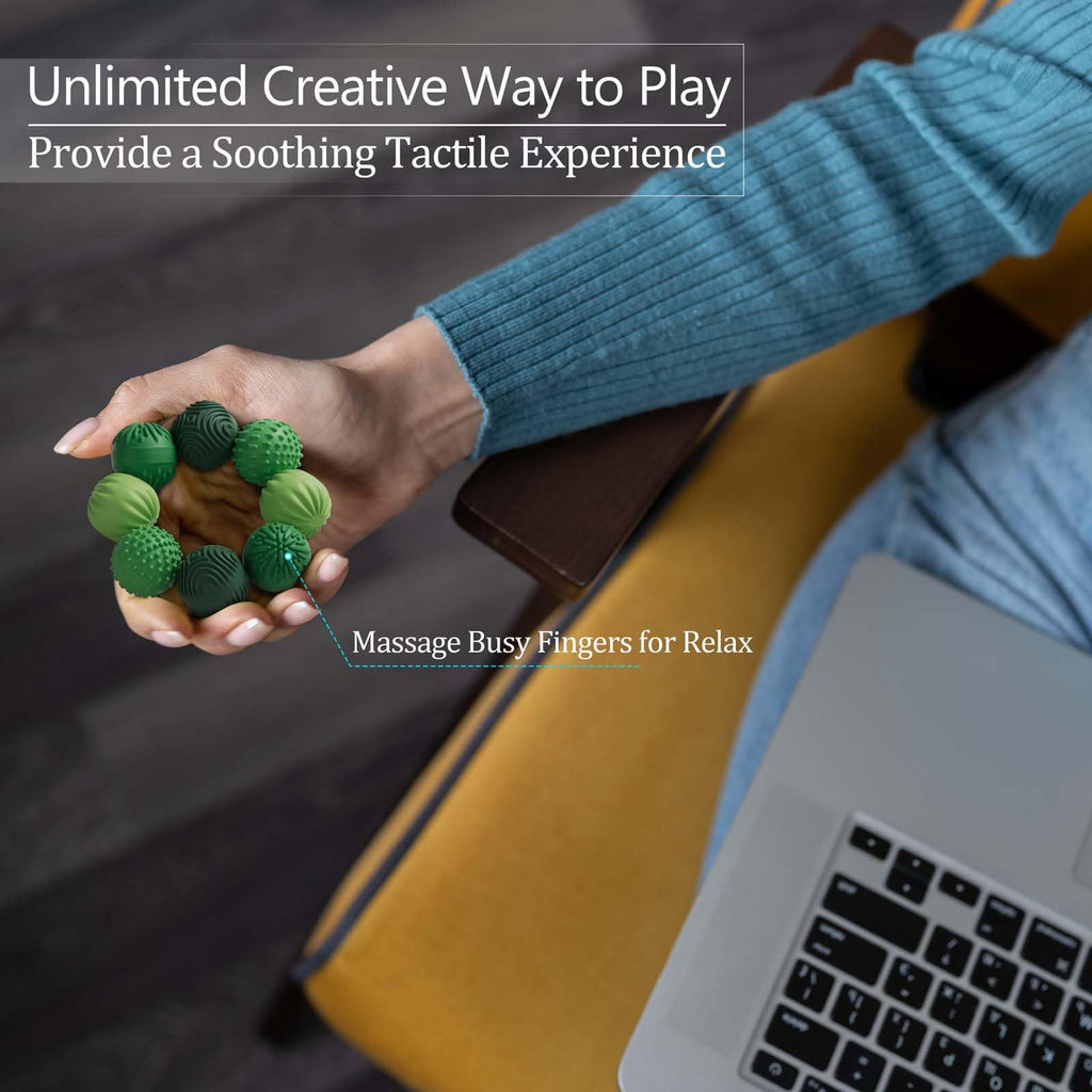 MAGNETIC SILICONE FIDGET BALLS - Stress Relief Toy Set