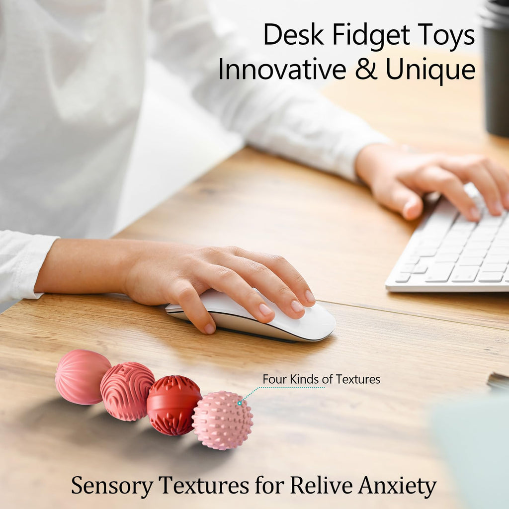 MAGNETIC SILICONE FIDGET BALLS - Stress Relief Toy Set