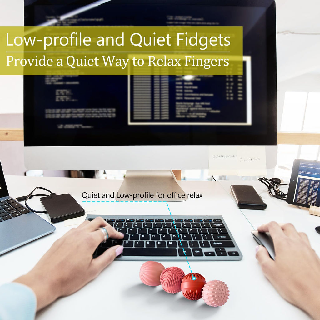 MAGNETIC SILICONE FIDGET BALLS - Stress Relief Toy Set