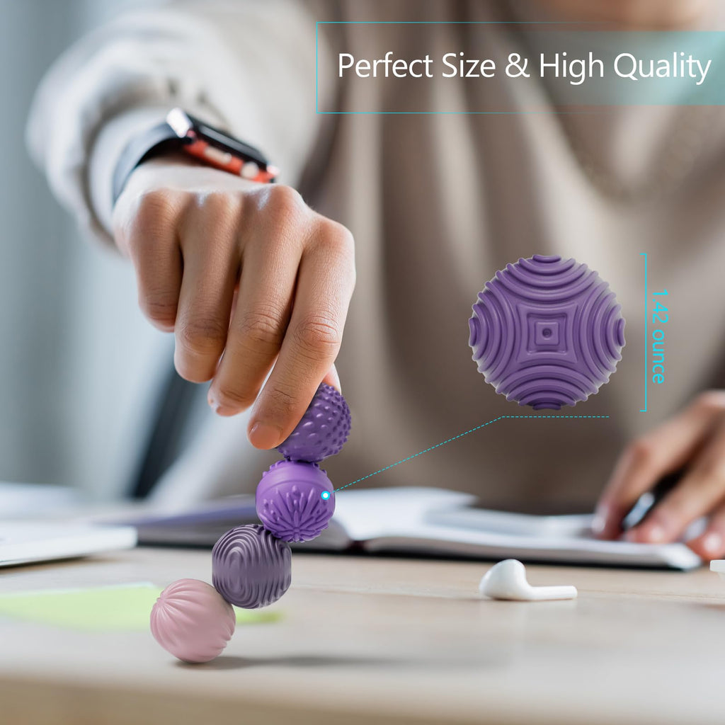 MAGNETIC SILICONE FIDGET BALLS - Stress Relief Toy Set