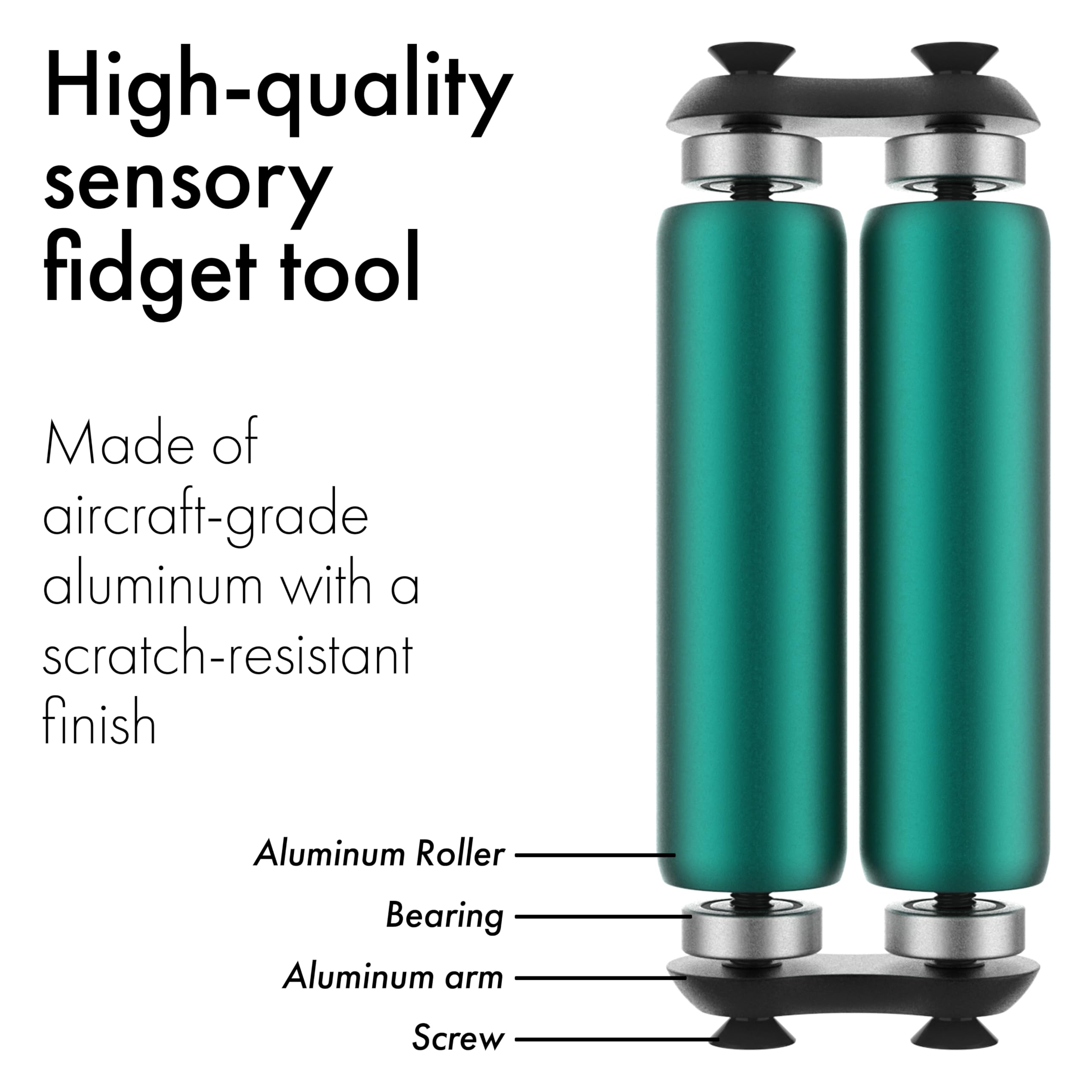 PREMIUM FIDGET ROLLER – STRESS RELIEF & FOCUS HAND TOOL