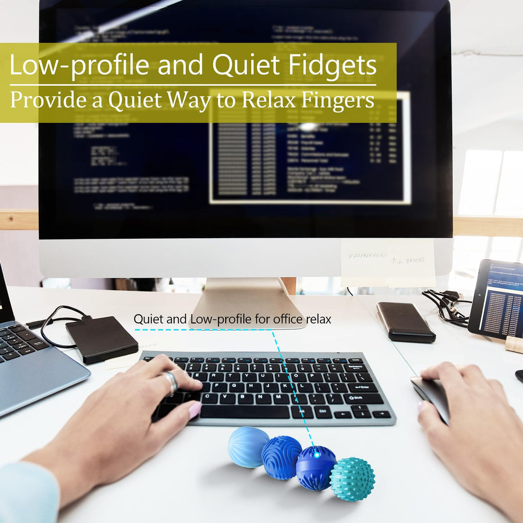 MAGNETIC SILICONE FIDGET BALLS - Stress Relief Toy Set