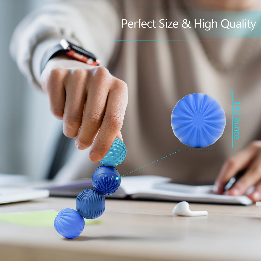 MAGNETIC SILICONE FIDGET BALLS - Stress Relief Toy Set