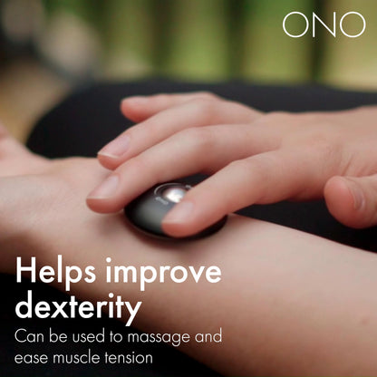 ONO Scroller - Handheld Fidget Toy for Adults | Help Relieve Stress, Anxiety, Tension | Promotes Focus, Clarity | Compact, Portable Design | Aluminum Grey
