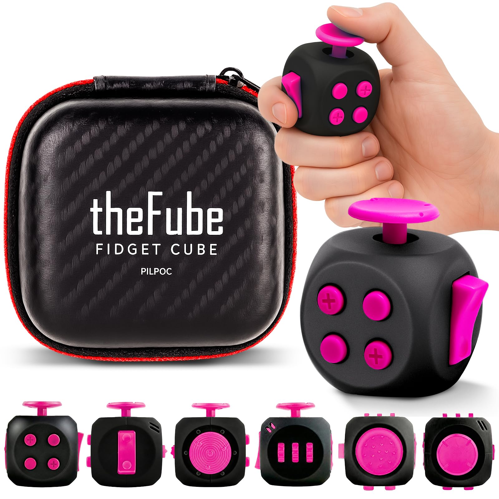 FIDGET CUBE- STRESS RELIEF DESK TOY FOR FOCUS AND AXIETY RELIEF