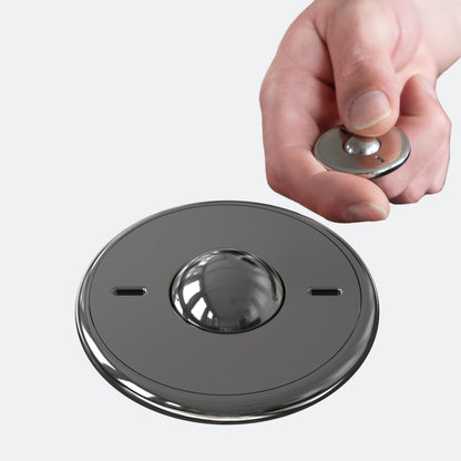 ONO Scroller - Handheld Fidget Toy for Adults | Help Relieve Stress, Anxiety, Tension | Promotes Focus, Clarity | Compact, Portable Design | Aluminum Grey