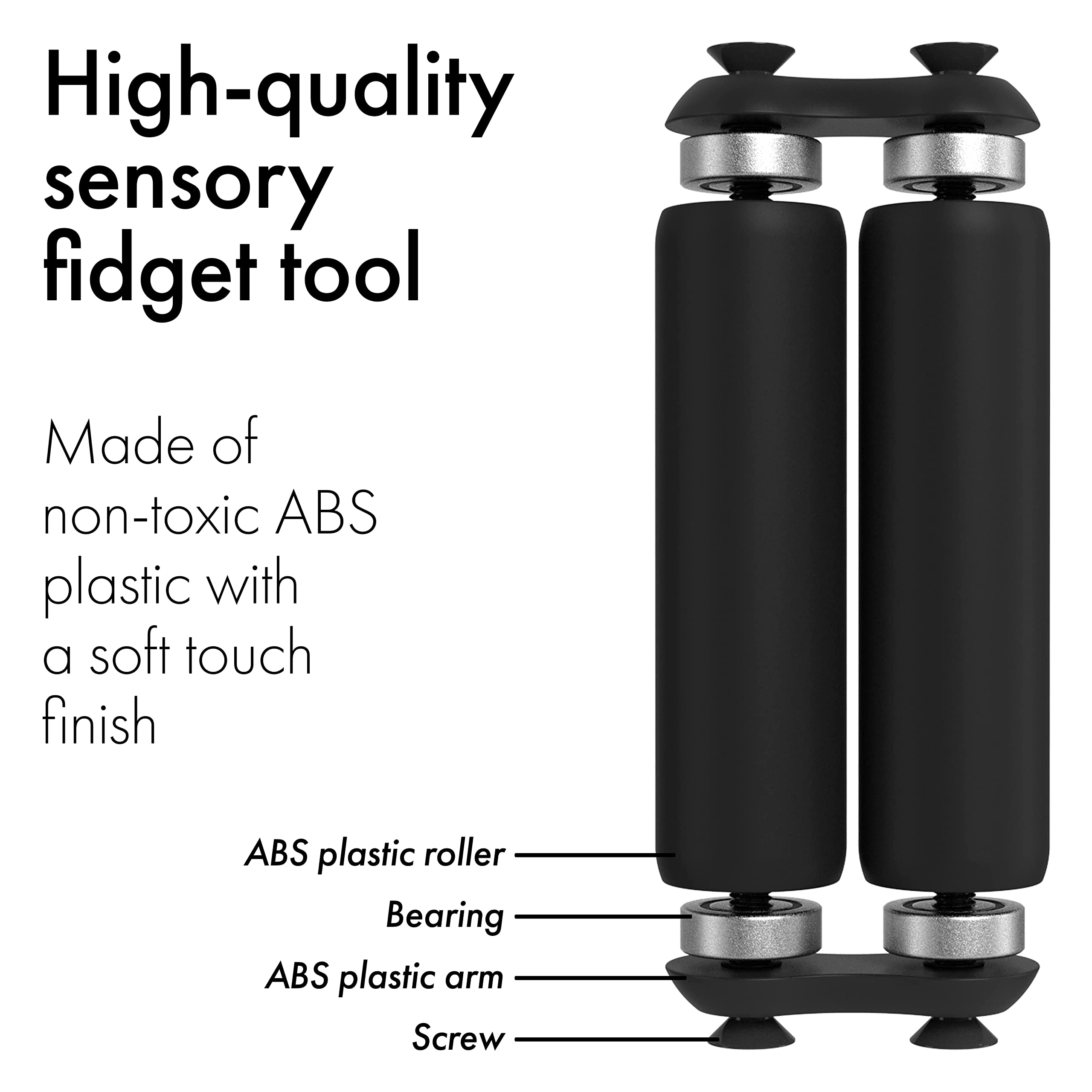 PREMIUM FIDGET ROLLER – STRESS RELIEF & FOCUS HAND TOOL