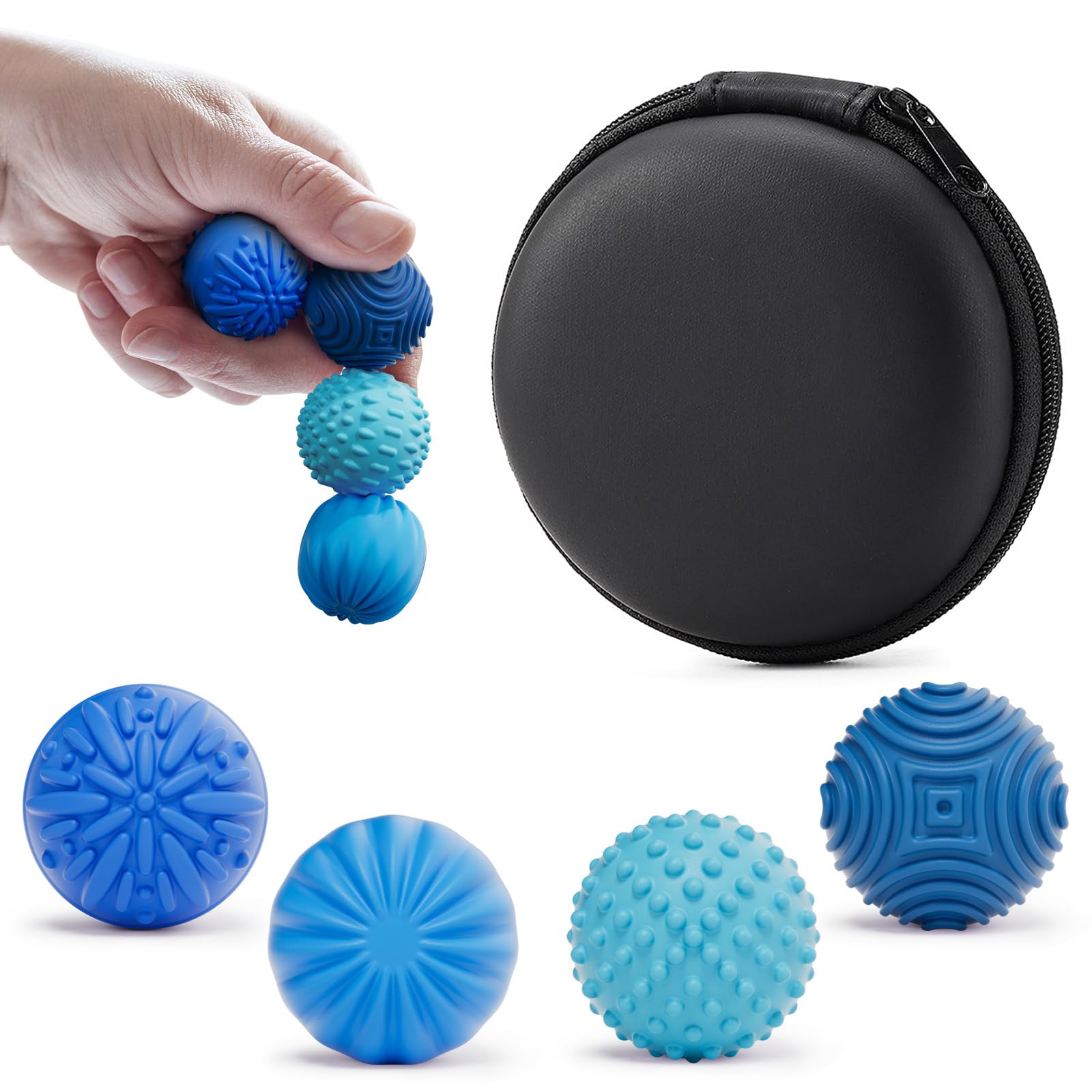 MAGNETIC SILICONE FIDGET BALLS - Stress Relief Toy Set