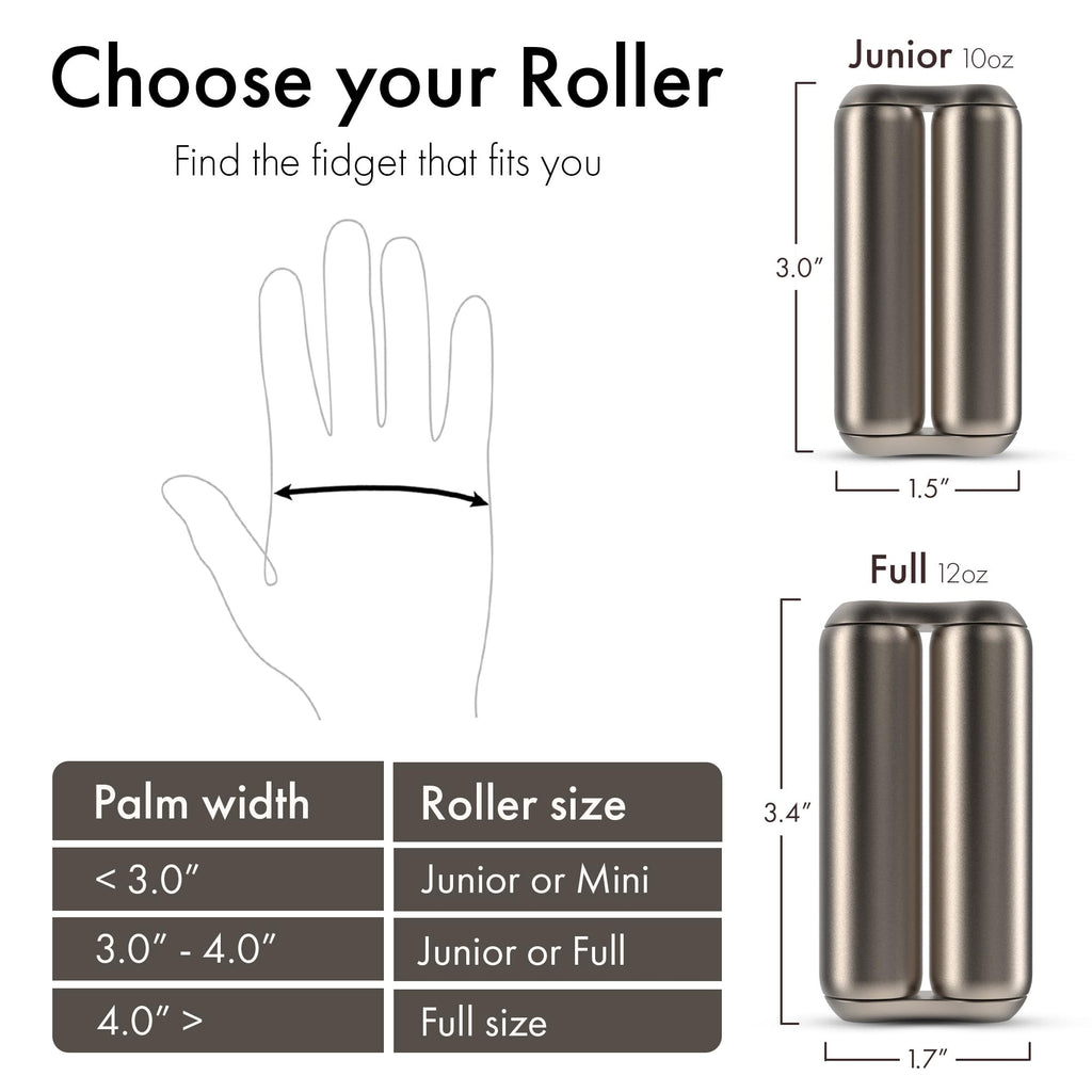 PREMIUM FIDGET ROLLER – STRESS RELIEF & FOCUS HAND TOOL