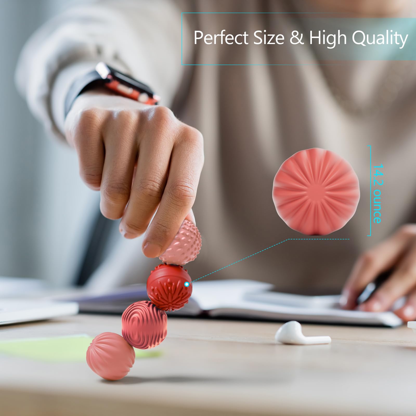 MAGNETIC SILICONE FIDGET BALLS - Stress Relief Toy Set