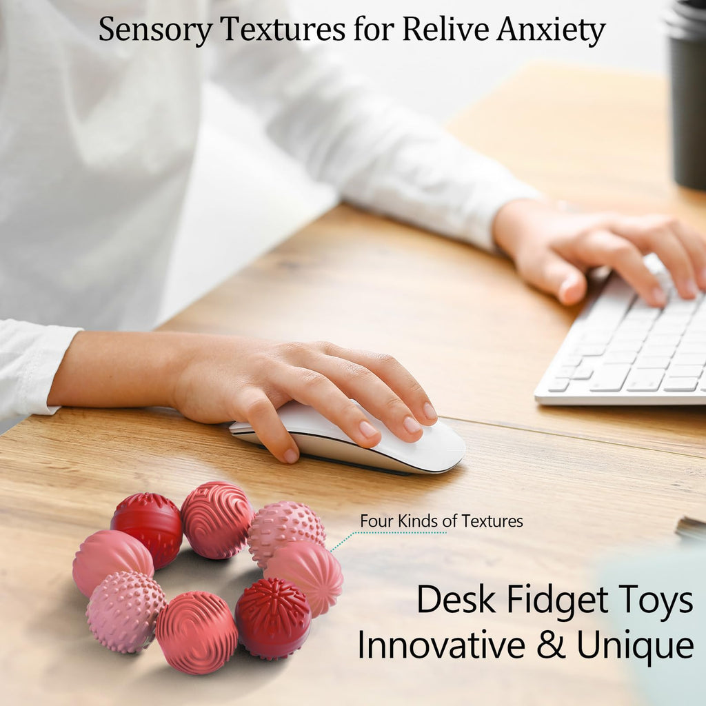 MAGNETIC SILICONE FIDGET BALLS - Stress Relief Toy Set