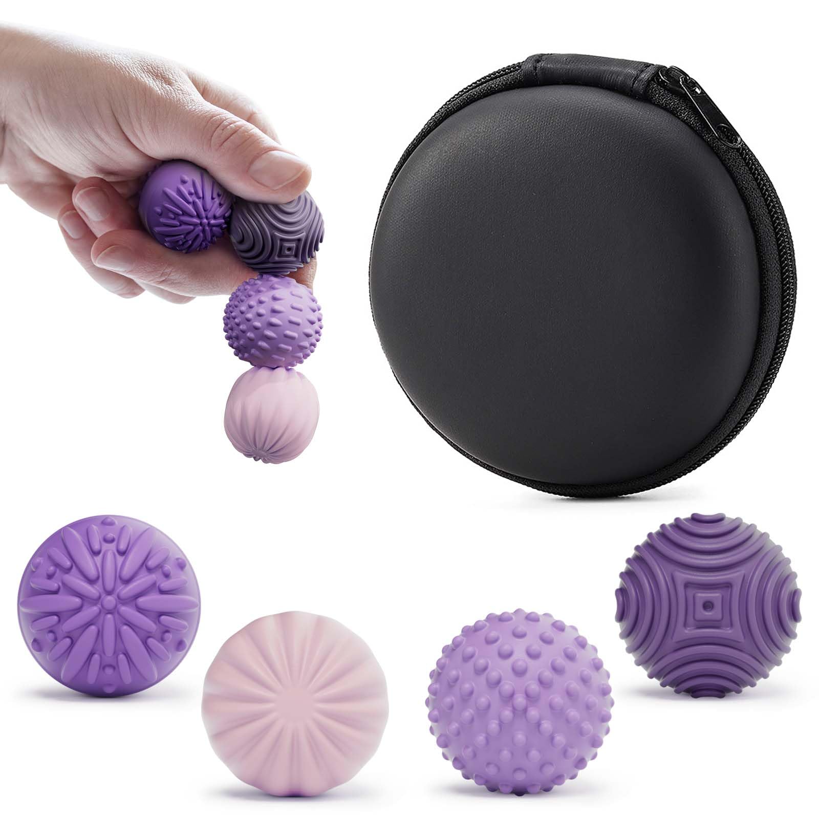 MAGNETIC SILICONE FIDGET BALLS - Stress Relief Toy Set