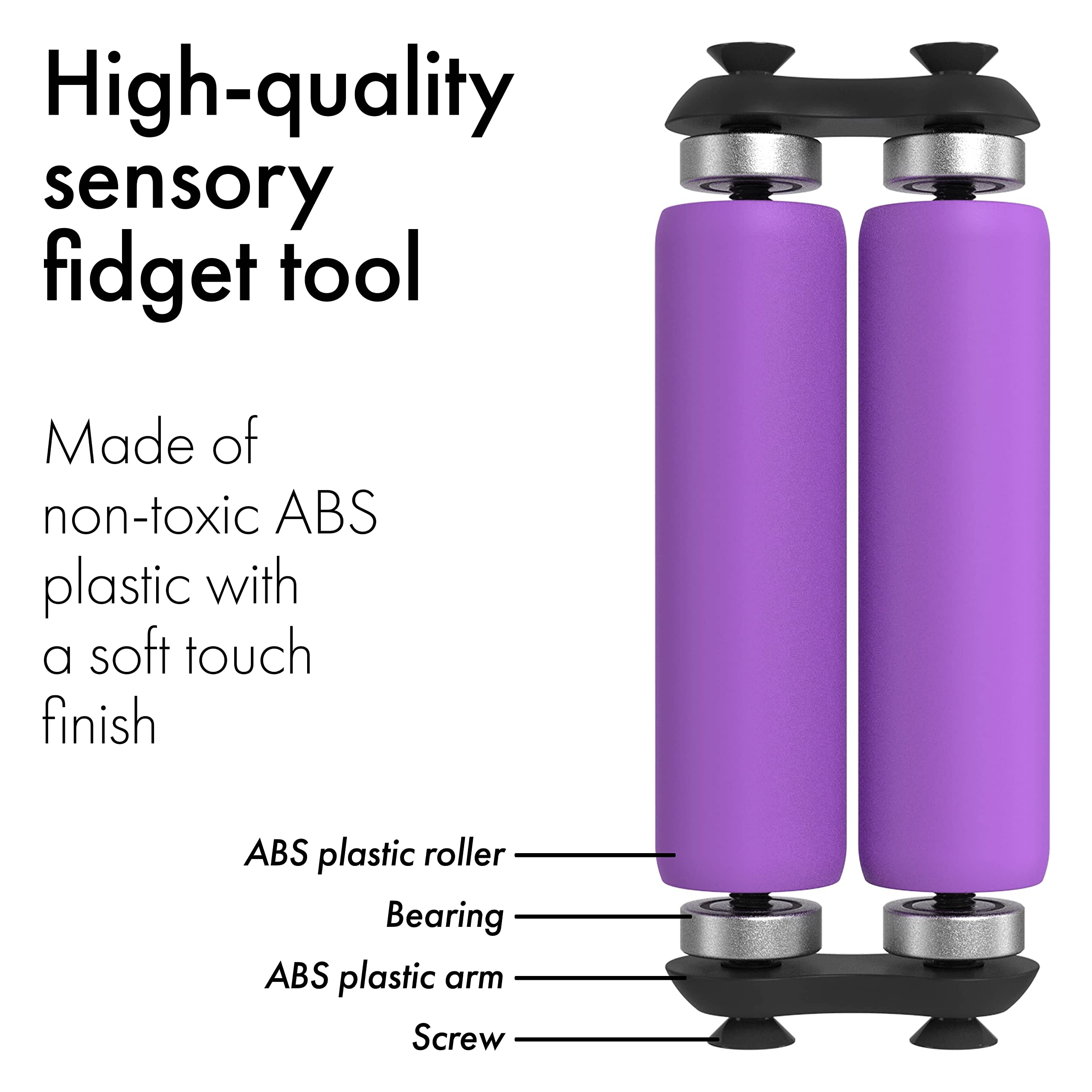 PREMIUM FIDGET ROLLER – STRESS RELIEF & FOCUS HAND TOOL