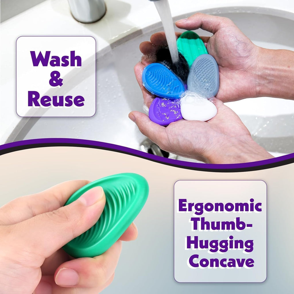 6-PACK SENSORY WORRY STONES – ANTI-STRESS FIDGET TOYS FOR CALM & FOCUS