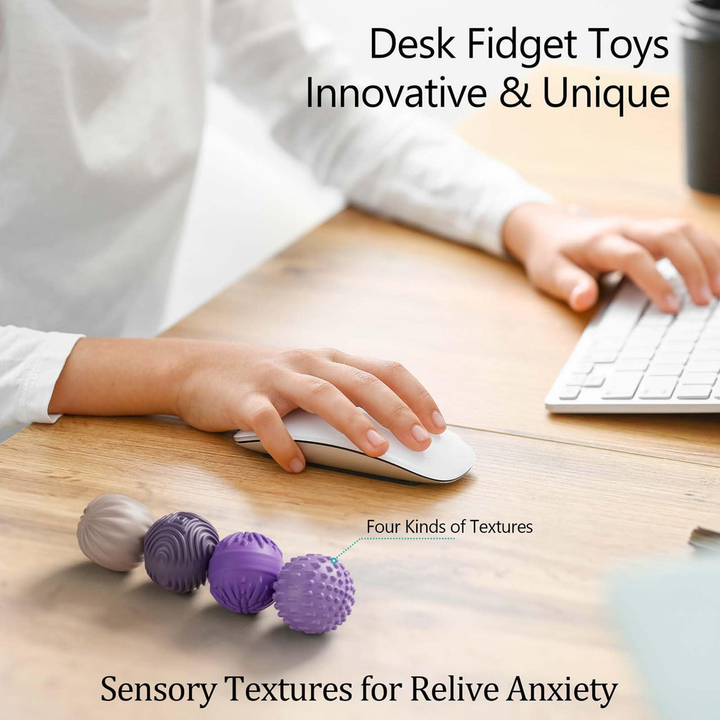 MAGNETIC SILICONE FIDGET BALLS - Stress Relief Toy Set