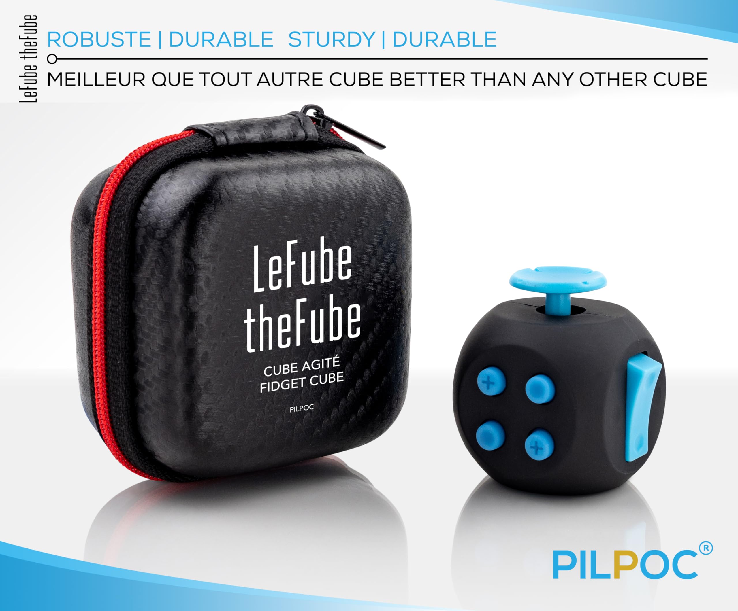 FIDGET CUBE- STRESS RELIEF DESK TOY FOR FOCUS AND AXIETY RELIEF