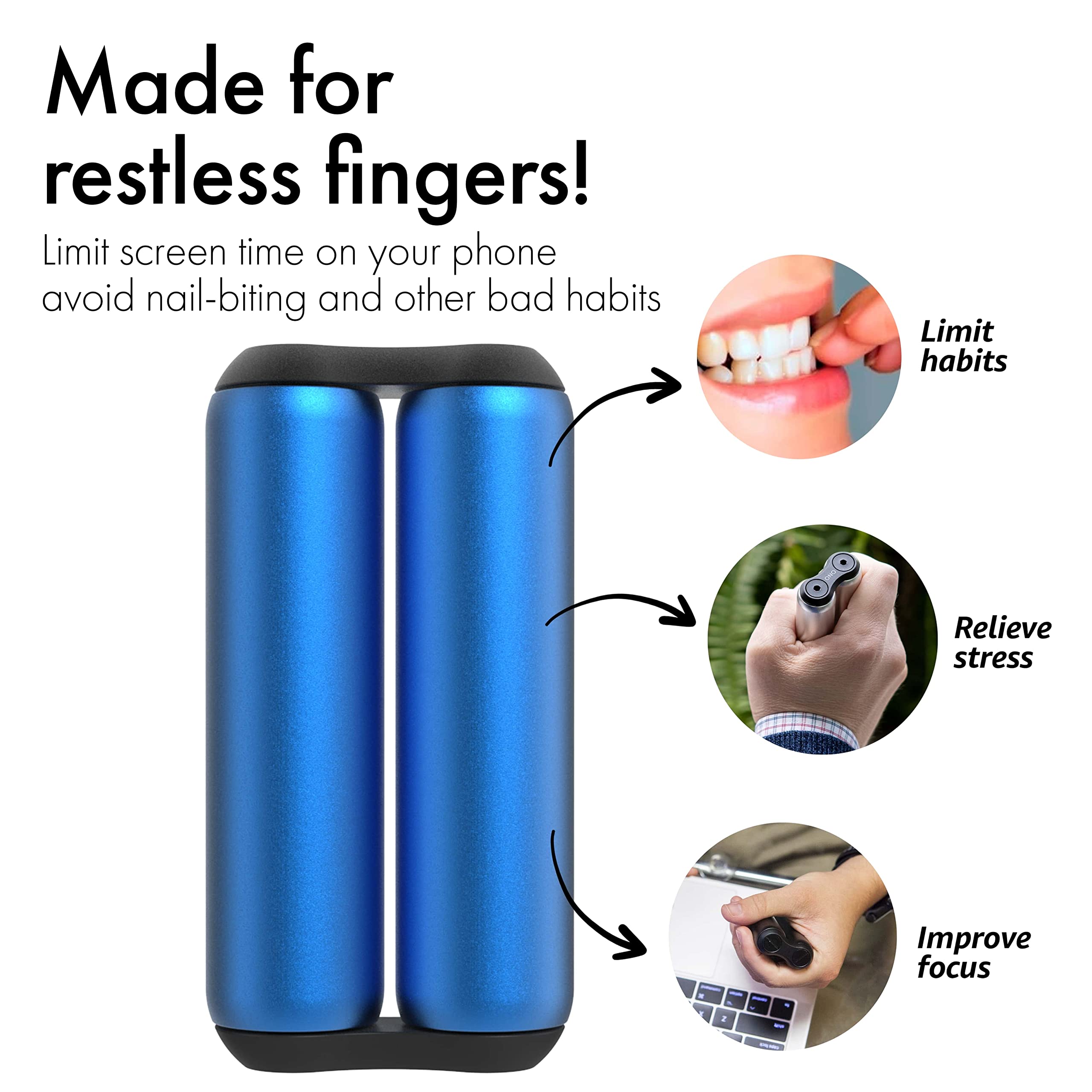 PREMIUM FIDGET ROLLER – STRESS RELIEF & FOCUS HAND TOOL