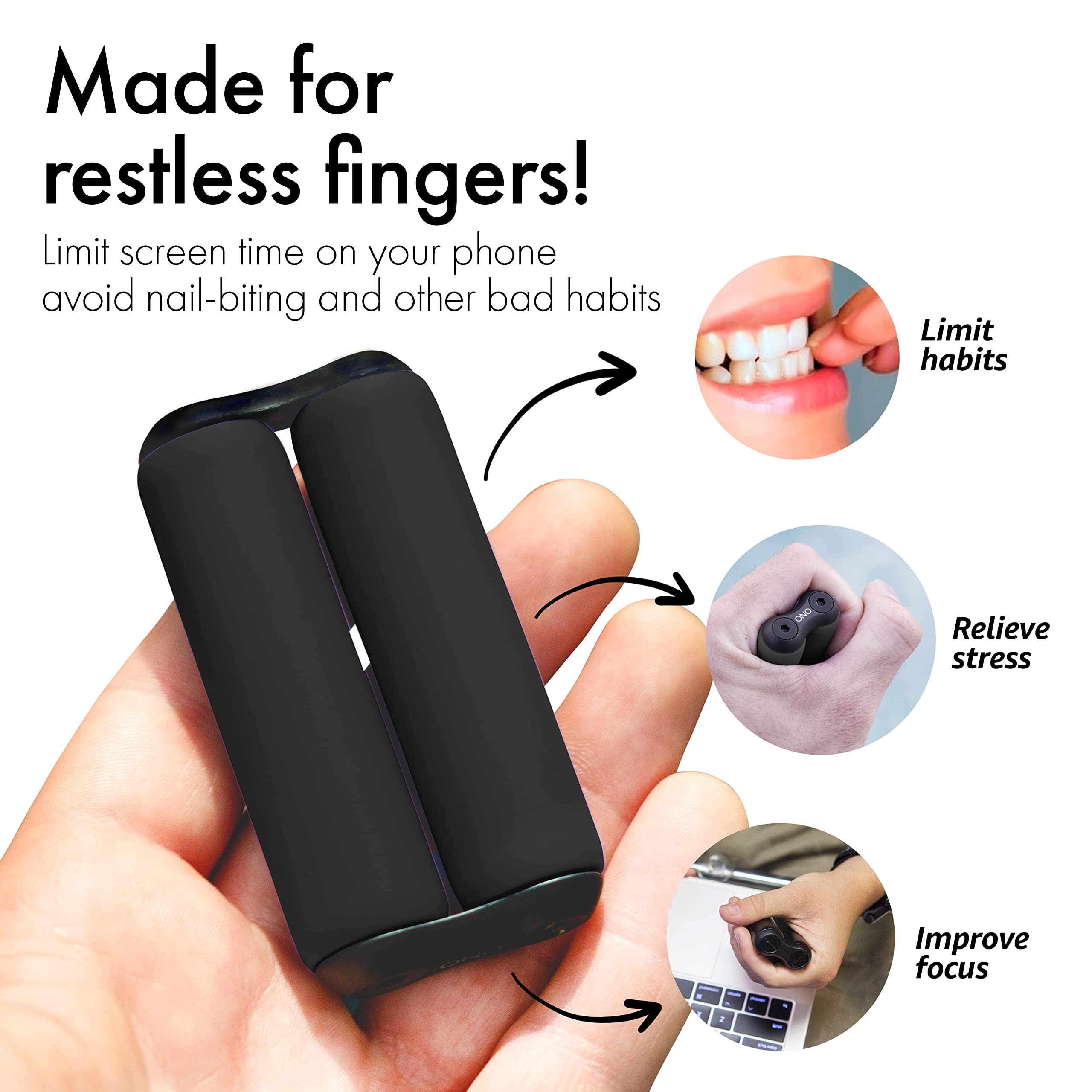 PREMIUM FIDGET ROLLER – STRESS RELIEF & FOCUS HAND TOOL